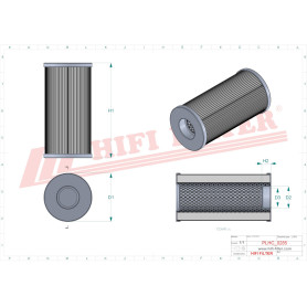 FILTRE HYDRAULIQUE RÉF. SH78032 - HIFI FILTER