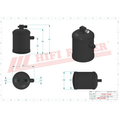 DESHYDRATEUR CLIMATISATION RÉF. DYH60000 - HIFI FILTER DESHYDRATEUR CLIMATISATION RÉF. DYH60000 - HIFI FILTER