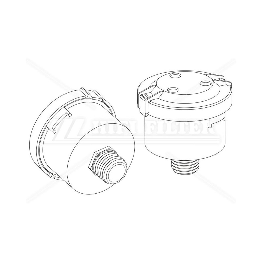 Filtre d'aération complet HIFI FS499 pour John Deere