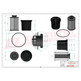 KIT FILTRE A UREE RÉF. KD70438 - HIFI FILTER