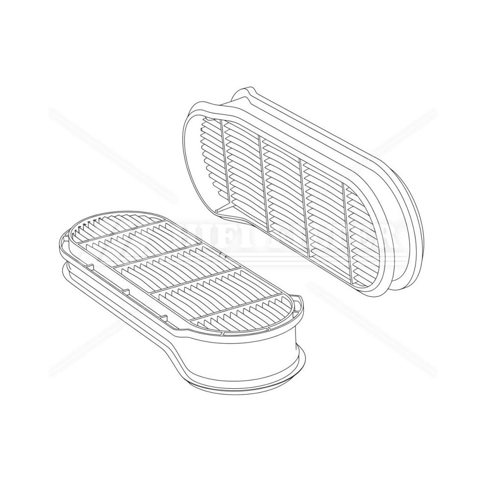 Filtre à air HIFI SA160167 pour Weidemann, Claas