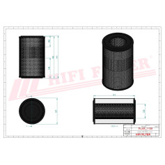 FILTRE A AIR RÉF. SA16374 - HIFI FILTER FILTRE A AIR RÉF. SA16374 - HIFI FILTER