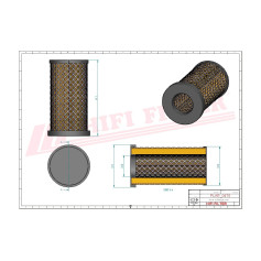 FILTRE A AIR RÉF. SA16882 - HIFI FILTER FILTRE A AIR RÉF. SA16882 - HIFI FILTER