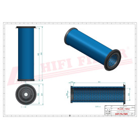 FILTRE A AIR RÉF. SA16966 - HIFI FILTER