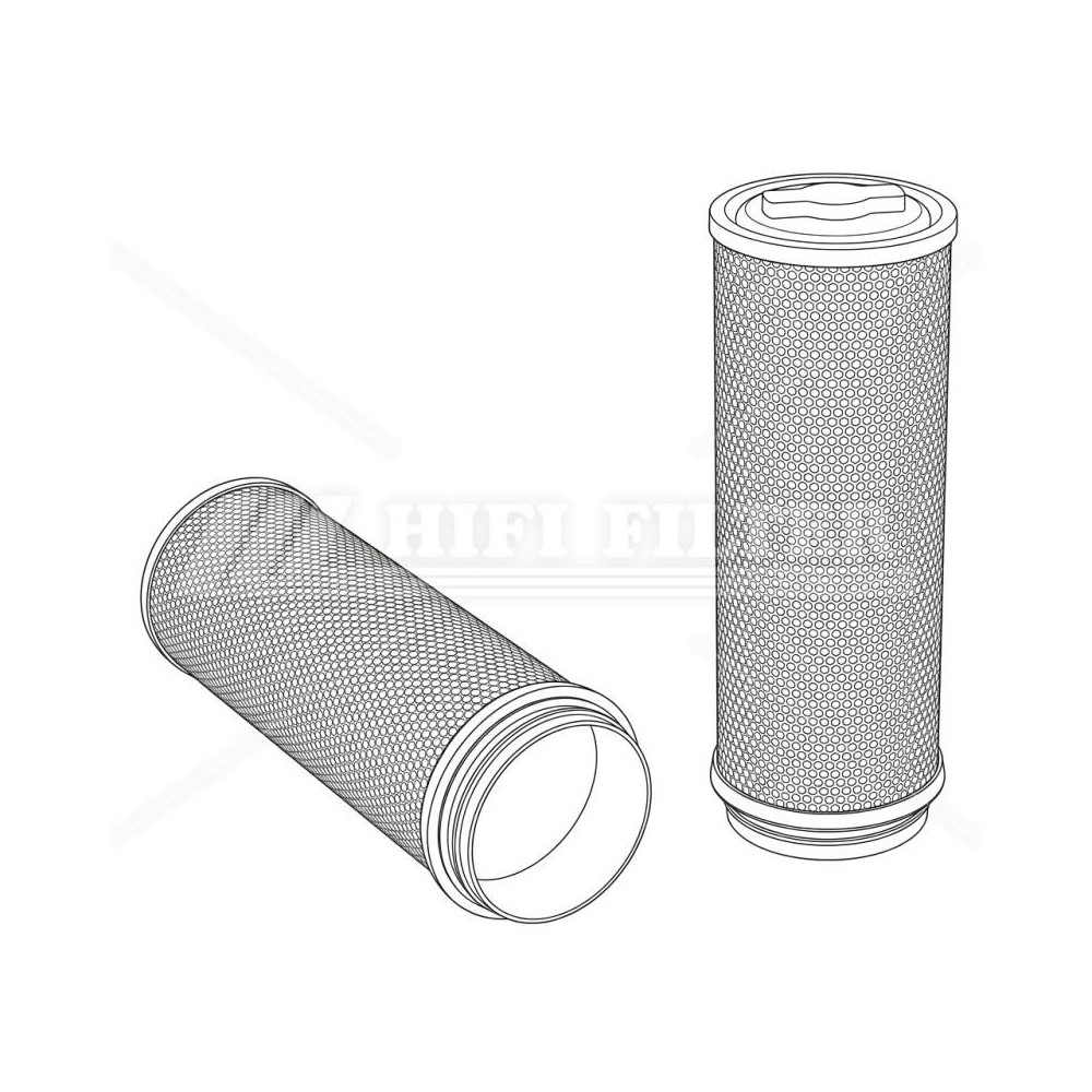 Filtre à air HIFI SA17593 pour Claas