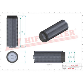 FILTRE A AIR RÉF. SA17593 - HIFI FILTER