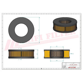 FILTRE A AIR RÉF. SA178 - HIFI FILTER
