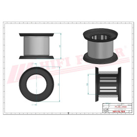 FILTRE AERATION MOTEUR RÉF. SAO5233 - HIFI FILTER