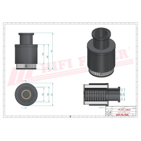 FILTRE HYDRAULIQUE RÉF. SH52426 - HIFI FILTER