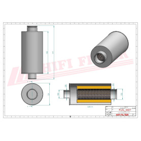 FILTRE HYDRAULIQUE RÉF. SH62486 - HIFI FILTER