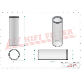 FILTRE HYDRAULIQUE RÉF. SH66339 - HIFI FILTER