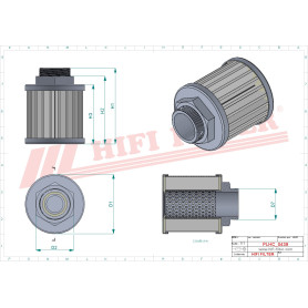 FILTRE HYDRAULIQUE RÉF. SH77122 - HIFI FILTER