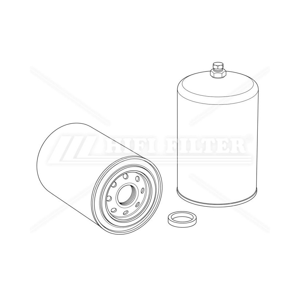 Filtre à gasoil HIFI SN198 pour John Deere