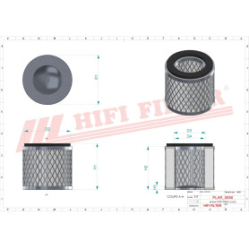 FILTRE A AIR RÉF. SA10285 - HIFI FILTER