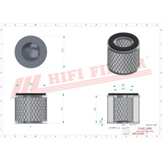 FILTRE A AIR RÉF. SA10285 - HIFI FILTER FILTRE A AIR RÉF. SA10285 - HIFI FILTER