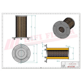 FILTRE A AIR RÉF. SA10288 - HIFI FILTER