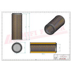 FILTRE A AIR RÉF. SA10411 - HIFI FILTER FILTRE A AIR RÉF. SA10411 - HIFI FILTER
