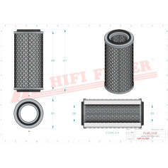 FILTRE A AIR RÉF. SA12328 - HIFI FILTER FILTRE A AIR RÉF. SA12328 - HIFI FILTER