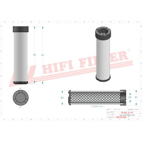 FILTRE A AIR RÉF. SA160102 - HIFI FILTER