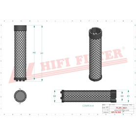 FILTRE A AIR RÉF. SA160129 - HIFI FILTER