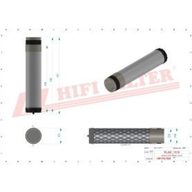 FILTRE A AIR RÉF. SA16871 - HIFI FILTER