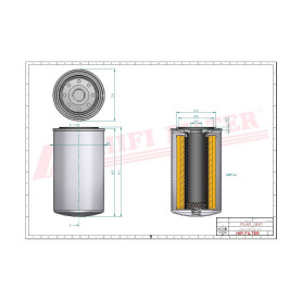 FILTRE AERATION MOTEUR RÉF. SAO6110 - HIFI FILTER