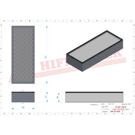 FILTRE HABITACLE RÉF. SC40123 - HIFI FILTER