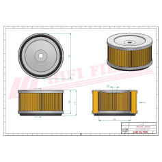 FILTRE HABITACLE RÉF. SC50009 - HIFI FILTER FILTRE HABITACLE RÉF. SC50009 - HIFI FILTER