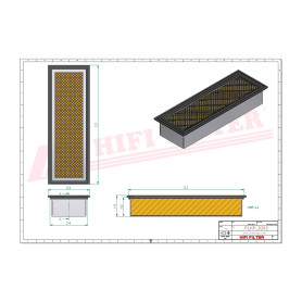 FILTRE HABITACLE CATEGORIE 1 RÉF. SC50178CAG - HIFI FILTER
