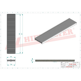 FILTRE HABITACLE RÉF. SC90445 - HIFI FILTER