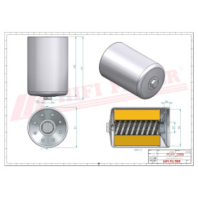FILTRE HYDRAULIQUE RÉF. SH56377 - HIFI FILTER