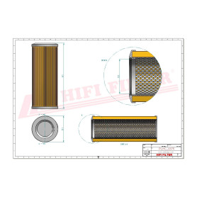 FILTRE HYDRAULIQUE RÉF. SH60873 - HIFI FILTER