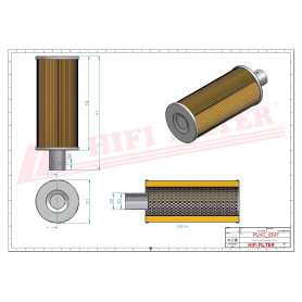 FILTRE HYDRAULIQUE RÉF. SH63415 - HIFI FILTER
