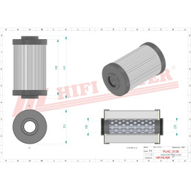 FILTRE HYDRAULIQUE RÉF. SH66004 - HIFI FILTER