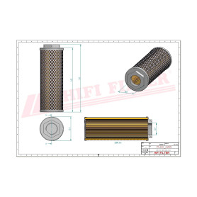 FILTRE HYDRAULIQUE RÉF. SH77056 - HIFI FILTER