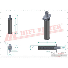 FILTRE HYDRAULIQUE RÉF. SH77921 - HIFI FILTER FILTRE HYDRAULIQUE RÉF. SH77921 - HIFI FILTER