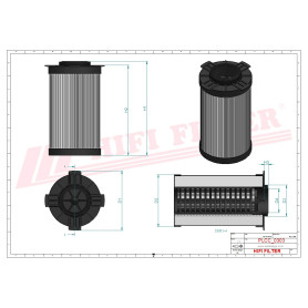 FILTRE A GASOIL RÉF. SN40717 - HIFI FILTER