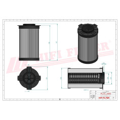 FILTRE A GASOIL RÉF. SN40717 - HIFI FILTER FILTRE A GASOIL RÉF. SN40717 - HIFI FILTER