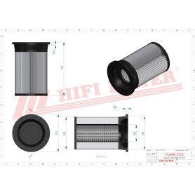 FILTRE A AIR RÉF. ASR977016AN012 - HIFI FILTER