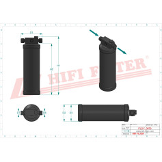 DESHYDRATEUR CLIMATISATION RÉF. DYH60026 - HIFI FILTER
