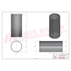 FILTRE POUR LIQUIDE RÉF. EZ24780-180 - HIFI FILTER
