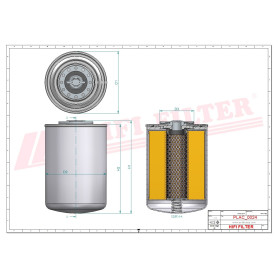 FILTRE AERATION COMPLET RÉF. FS264 - HIFI FILTER