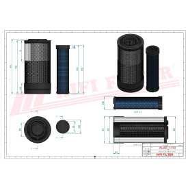 KIT FILTRE A AIR RÉF. KA16659 - HIFI FILTER