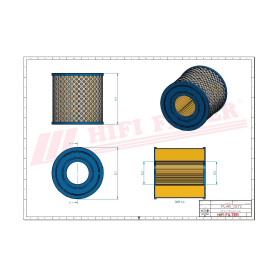 FILTRE A AIR RÉF. SA12564 - HIFI FILTER