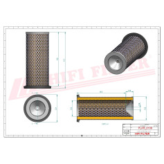 FILTRE A AIR RÉF. SA16007 - HIFI FILTER FILTRE A AIR RÉF. SA16007 - HIFI FILTER