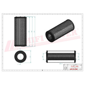 FILTRE A AIR RÉF. SA16370 - HIFI FILTER