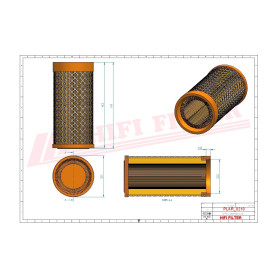 FILTRE A AIR RÉF. SA16600 - HIFI FILTER