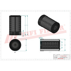 FILTRE A AIR RÉF. SA16796 - HIFI FILTER FILTRE A AIR RÉF. SA16796 - HIFI FILTER