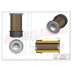 FILTRE A AIR RÉF. SA18264 - HIFI FILTER FILTRE A AIR RÉF. SA18264 - HIFI FILTER