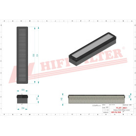 FILTRE HABITACLE RÉF. SC40060 - HIFI FILTER